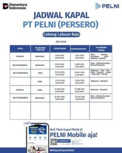 jadwal kapal pelni bulan juli 2026 ternate ambon