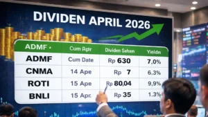 Jangan Lewatkan! Enam Saham Cum Dividen Hari Ini Dengan Yield Tertinggi 7,5%