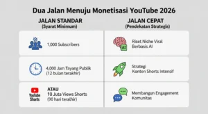 Mau Menghasilkan Uang dari YouTube? Ini Dia Jalur Tercepat Menuju Monetisasi di 2026