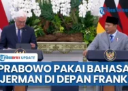 Momen Hangat Prabowo Sapa Presiden Frank-Walter Steinmeier di Istana Jakarta