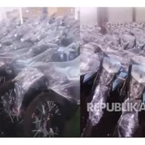 Ribuan Motor Listrik MBG Mangkrak di Gudang Sentul, Kejagung Tolak Penyitaan
