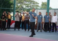Turnamen Olahraga Meriah, Wakapolda Sulbar Buka Turnamen Tenis Lapangan dan Futsal
